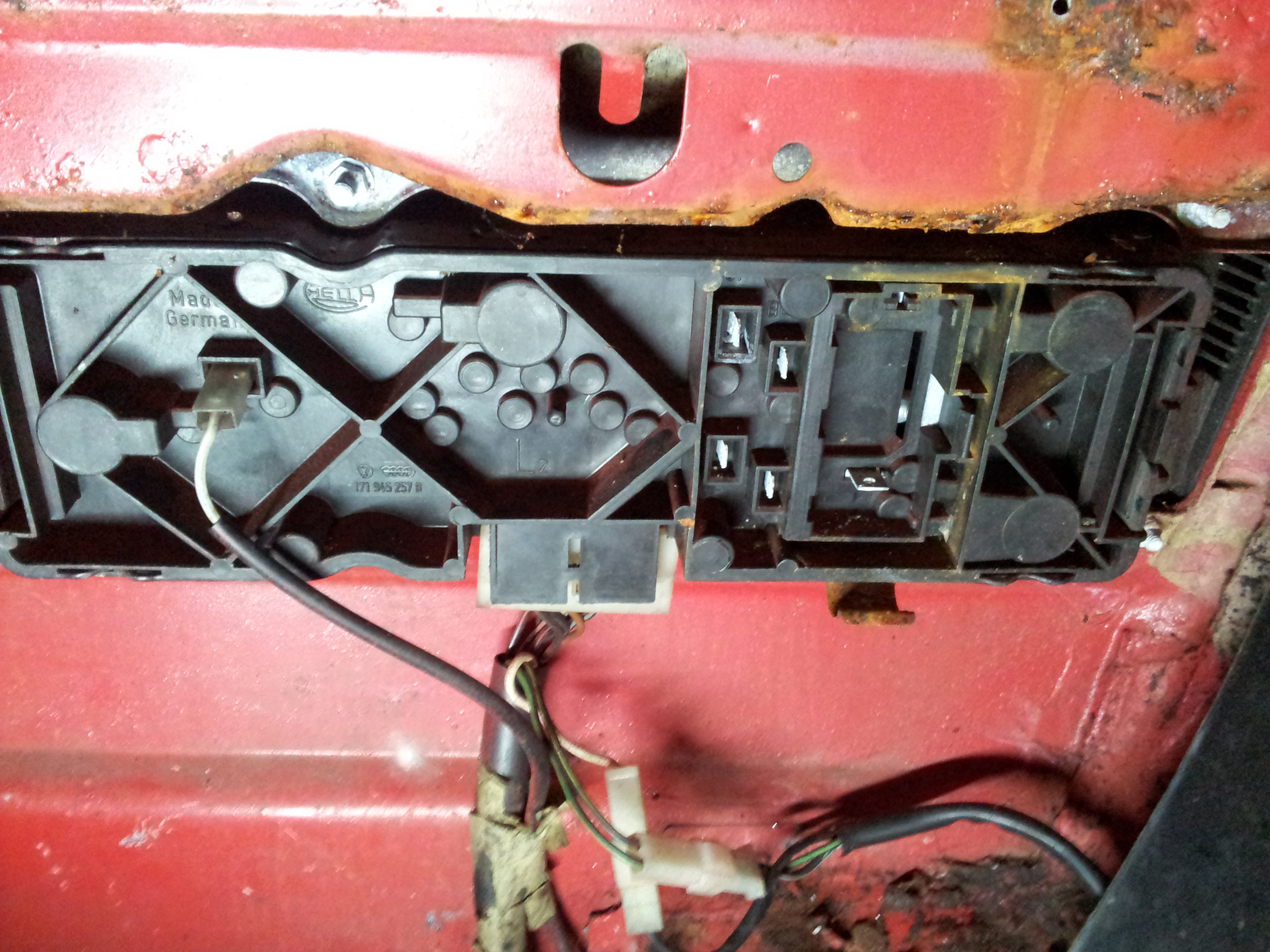 View topic: Rear lights wiring – The Mk1 Golf Owners Club